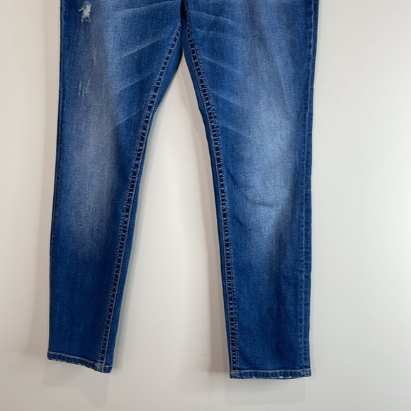 Revolution by Ricki’s Brooke Boyfriend Fit Jeans Blue Medium Wash Stretch 30 - Picture 4 of 11